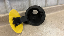 Load image into Gallery viewer, 10 15 Camaro SS Original Fuel Gas Door Yellow OEM GM Lid Factory 78K 22765851