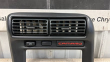 Load image into Gallery viewer, 1998 2002 Chevrolet Camaro SS Radio Trim Bezel Graphite OEM GM 10271309 Panel