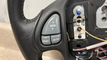 Load image into Gallery viewer, 98 02 Pontiac Firebird Trans AM Wheel OEM GM Leather Steering Black Ebony Nice!