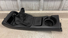 Load image into Gallery viewer, 98 02 Firebird Camaro Factory Center Console Top Shifter Trim Manual Black Boot