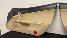 Load image into Gallery viewer, 05 13 Corvette C6 Z06 Driver Passenger Interior Door Trim Panels Cashmere Black