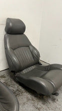 Load image into Gallery viewer, 1996 1997 Pontiac Firebird WS6 Front Rear Set Seats Leather Graphite Gray OEM