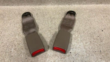 Load image into Gallery viewer, 96 02 Firebird Trans AM Rear Seat Belt Buckles Right Left GM Pair Tan 80K