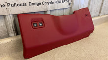 Load image into Gallery viewer, 05 13 C6 Corvette Factory Red Glove Box Dash Driver Knee Bolster Trim Side Panel