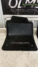 Load image into Gallery viewer, 08 13 Corvette C6 427 Floor Mats Black Front Driver Passenger RH LH Logo Pair