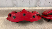 Load image into Gallery viewer, 06 13 Chevrolet Corvette C6 Z06 Rear Brake Calipers 4 Piston Set Red Brakes