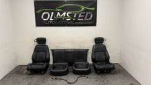 Load image into Gallery viewer, 98 02 Pontiac Firebird Trans AM WS6 Front Rear Set Seats Leather Black OEM GM