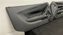 Load image into Gallery viewer, 10 15 Chevrolet Camaro SS Interior Right Left Door Panel Pair OEM Black Panels