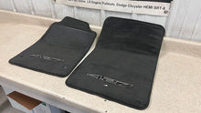 Load image into Gallery viewer, 08 13 Corvette C6 427 Floor Mats Black Front Driver Passenger RH LH Logo Pair