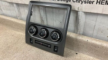 Load image into Gallery viewer, 11 14 Dodge Challenger SRT-8 Radio Trim Panel HVAC Controls 55111463AD Climate