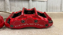 Load image into Gallery viewer, 05 13 Corvette C6 Z06 Front Brake Calipers 6 Piston Set Brakes OEM 18K Miles
