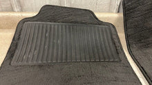Load image into Gallery viewer, 08 13 Corvette C6 427 Floor Mats Black Front Driver Passenger RH LH Logo Pair