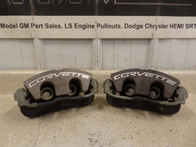 Load image into Gallery viewer, 2005 2013 Chevrolet C6 Corvette Front Brake Calipers Brakes OEM LH RH 56K Silver