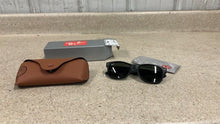 Load image into Gallery viewer, RAY-BAN RB2132 Black Frame Sunglasses New Wayfarer Unisex Green Lens Case NEW