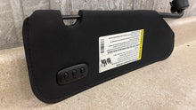 Load image into Gallery viewer, 05 13 Corvette Z06 C6 Driver Sun Visor Left GM Shade Garage Opener Black OEM