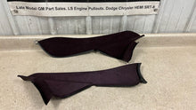 Load image into Gallery viewer, 04 05 06 Pontiac GTO Center Console Side Trim Panels Suede Purple Right Left