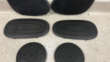 Load image into Gallery viewer, 98 02 Pontiac Firebird Trans AM WS6 Factory Speaker Covers Trim Black OEM Set 8
