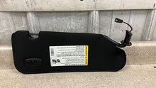 Load image into Gallery viewer, 05 13 Corvette Z06 C6 Driver Sun Visor Left GM Shade Garage Opener Black OEM