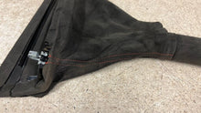 Load image into Gallery viewer, 08 13 Corvette C6 Centennial Edition Black Red Suede Emergency Brake Handle