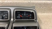 Load image into Gallery viewer, 10 15 Camaro SS Center Console Top Trim Gauges Switches Controls GM Factory OEM