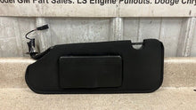 Load image into Gallery viewer, 05 13 Corvette Z06 C6 Driver Sun Visor Left GM Shade Garage Opener Black OEM