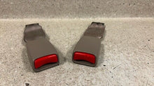 Load image into Gallery viewer, 96 02 Firebird Trans AM Rear Seat Belt Buckles Right Left GM Pair Tan 80K