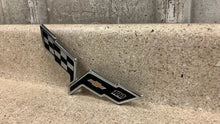 Load image into Gallery viewer, 05 13 Corvette C6 Centennial 100th Anniversary Factory GM Rear Bumper Emblem 12
