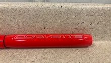 Load image into Gallery viewer, 14 19 Corvette C7 Rear Trunk Billet Shock Covers Red Pair Z06 Coupe Logo