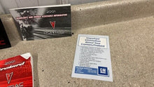 Load image into Gallery viewer, 2001 Pontiac Firebird Trans AM Owners Manual Booklet Warranty 01 Guide Case