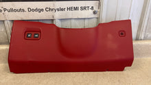 Load image into Gallery viewer, 05 13 C6 Corvette Factory Red Glove Box Dash Driver Knee Bolster Trim Side Panel