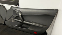 Load image into Gallery viewer, 05 13 Corvette C6 Z06 Driver Passenger Interior Door Trim Panels Black Pair OEM