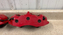 Load image into Gallery viewer, 06 13 Chevrolet Corvette C6 Z06 Rear Brake Calipers 4 Piston Set Red Brakes
