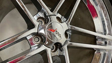 Load image into Gallery viewer, 06 13 C6 Corvette Z06 Speedline 19x12 Rear Wheels Tires 19'' Chrome 9594356 GM