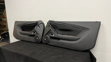 Load image into Gallery viewer, 10 15 Chevrolet Camaro SS Interior Right Left Door Panel Pair OEM Black Panels