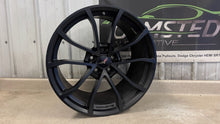 Load image into Gallery viewer, 12 19 Corvette C6 Z06 Speedline Rear 20'' Black Wheel GM 9598728 20X12 Rim OEM