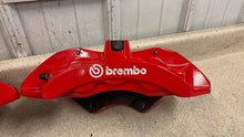 Load image into Gallery viewer, 15 20 Dodge Challenger SRT Brembo 6 Piston Front Left Right Brake Calipers Red