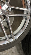 Load image into Gallery viewer, 06 13 C6 Corvette Z06 Speedline 19x12 Rear Wheels Tires 19'' Chrome 9594356 GM