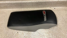 Load image into Gallery viewer, 05 13 Chevrolet C6 Corvette Z06 Center Console Lid Armrest Black Gray Leather