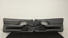 Load image into Gallery viewer, 97 99 Chevrolet Camaro SS Z28 Right Left Door Panels Leather Pair OEM GM Gray