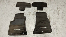 Load image into Gallery viewer, 11 14 Dodge Challenger Front Rear Black Cloth Carpet Floor Mats 4 Mopar LH RH