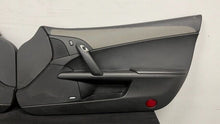 Load image into Gallery viewer, 05 13 Corvette C6 Z06 4LT Driver Passenger Interior Door Panels Black Pair Tan