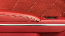 Load image into Gallery viewer, 12 14 Dodge Charger SRT Red Suede Door Panels Front Rear Set Driver Passenger