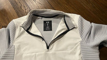 Load image into Gallery viewer, Under Armour Storm Evolution Daytona Hybrid Half Zip Golf Men's Large White Gray