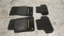 Load image into Gallery viewer, 12 15 Chevrolet Camaro SS Front Rear Left Right Floor Mats GM Black Cloth 46K