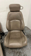 Load image into Gallery viewer, 98 02 Pontiac Firebird Trans AM Front Rear Set Power Seats Leather Tan OEM 80K
