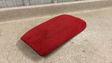 Load image into Gallery viewer, 97 04 Chevrolet C5 Corvette Z06 Center Console Lid Armrest Red Suede GM Custom