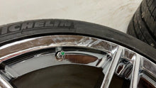 Load image into Gallery viewer, 06 13 C6 Corvette Z06 Speedline 19x12 Rear Wheels Tires 19'' Chrome 9594356 GM