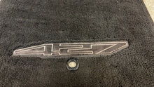 Load image into Gallery viewer, 08 13 Corvette C6 427 Floor Mats Black Front Driver Passenger RH LH Logo Pair