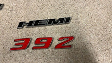 Load image into Gallery viewer, 06 17 Dodge Challenger SRT HEMI 392 Emblem Fender Badge Mopar OEM Red Black