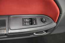 Load image into Gallery viewer, 13 14 Dodge Challenger Driver Front Door Panel Leather Suede Red 1XF771RRAB SRT